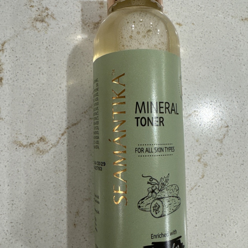 SEAMANTIKA MINERAL TONER - CUCUMBER FRUIT EXTRACT 5 Oz Exp 2029 New B1